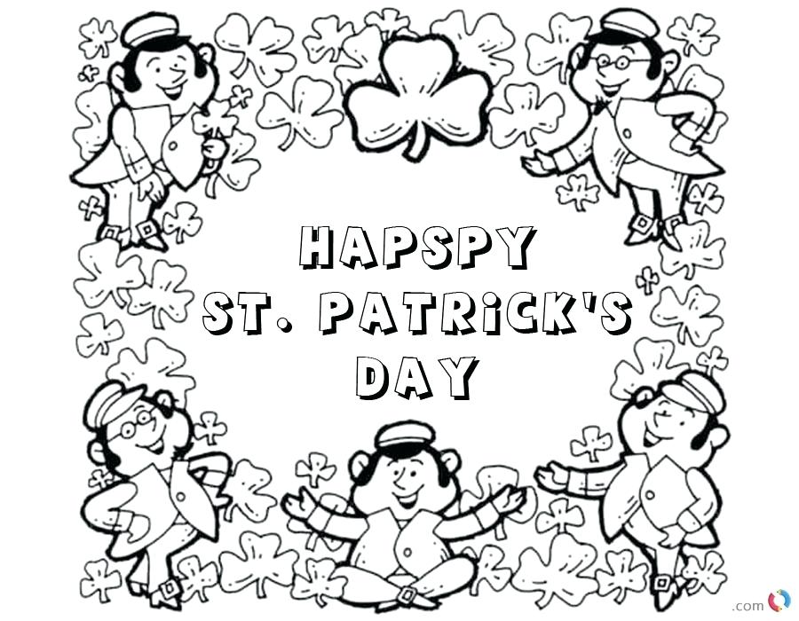 900x700 St Day Printable Coloring Pages For Adults Kids St Patrick Day