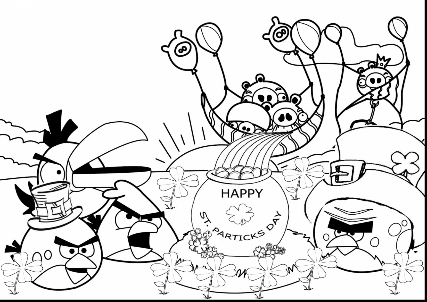 1760x1244 Fresh Idea St Patricks Day Coloring Pages Magnificent Angry Birds
