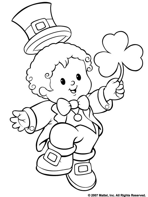 574x764 Free St Patrick's Day Coloring Pages St Pats, Saints