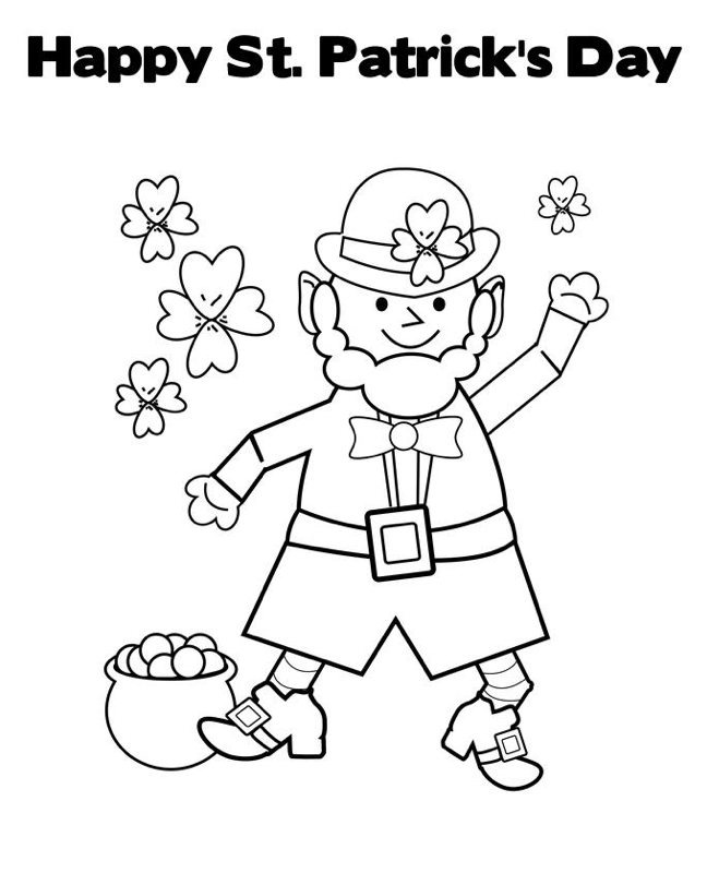 648x811 St Patricks Day Coloring Pages