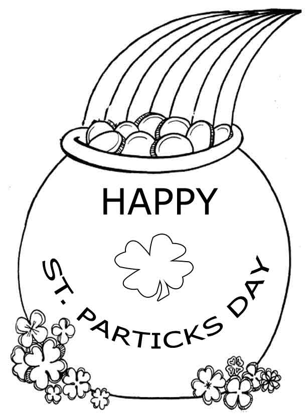 612x828 St Patricks Day Coloring Pages