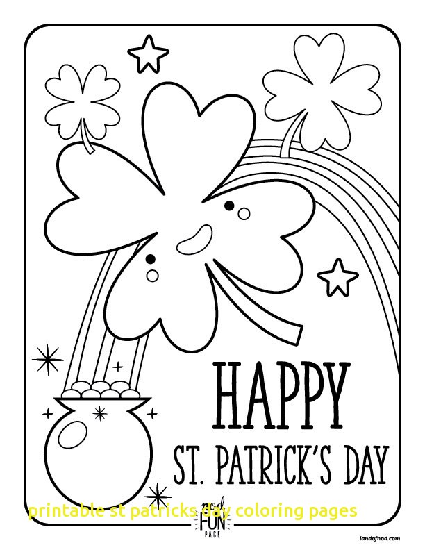 612x792 St Patrick S Day Coloring Pages For Toddlers Archives