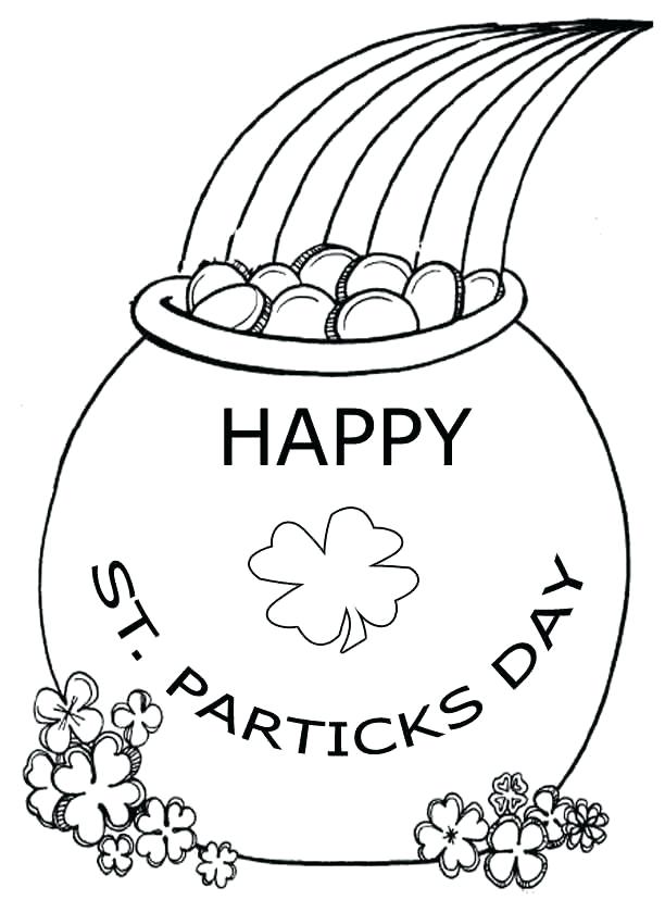 612x828 St Patrick Day Coloring Pages St Day Color Pages St Patricks Day