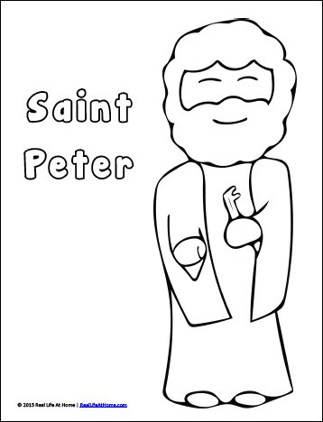 358x468 Saint Peter Printables Packet