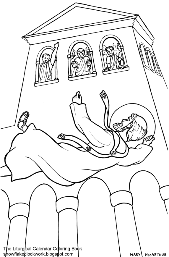 St Peter Coloring Page at GetDrawings | Free download