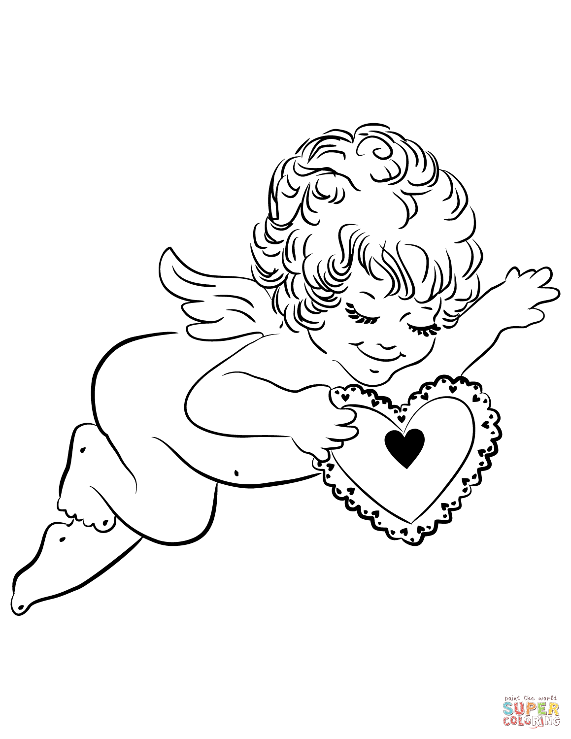 1159x1500 St Valentine Coloring Pages