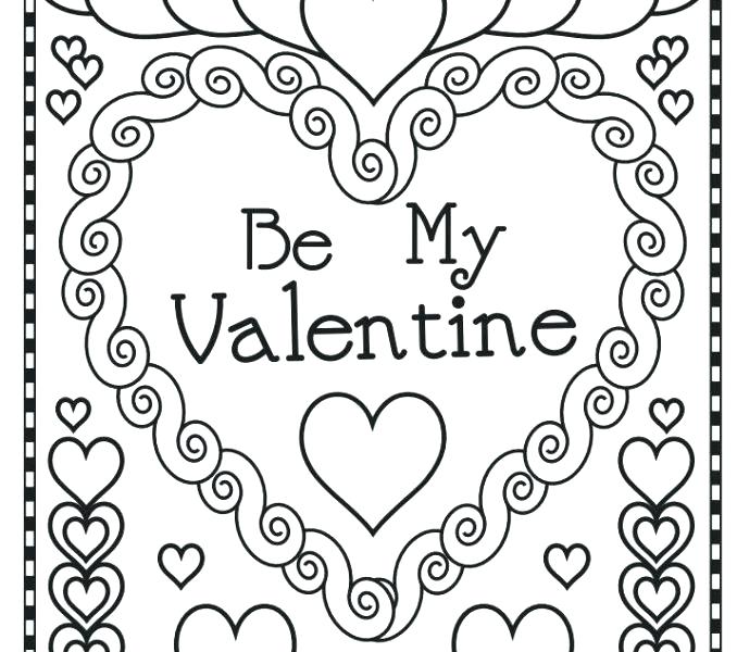 678x600 Be My Valentine Coloring Pages