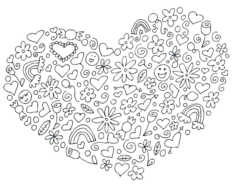 800x628 St Valentine Coloring Pages
