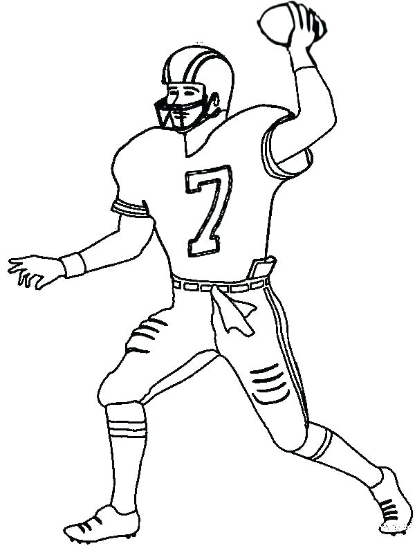 600x789 Coloring Pages Football Football Field Coloring Pages Football