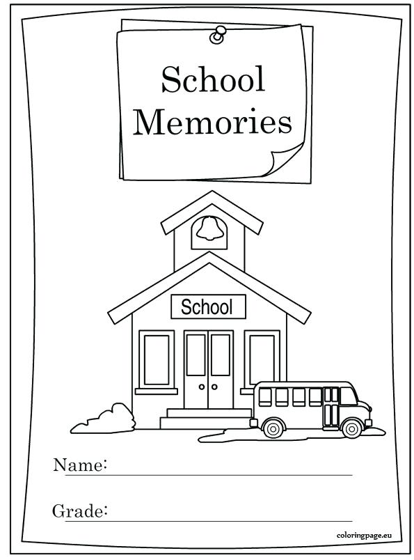 595x804 Educational Stage Coloring Pages End Of School Year Memory Book