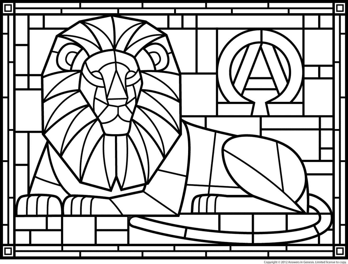 1319x1000 Printable Coloring Pages Stained Glass Patterns Page Free