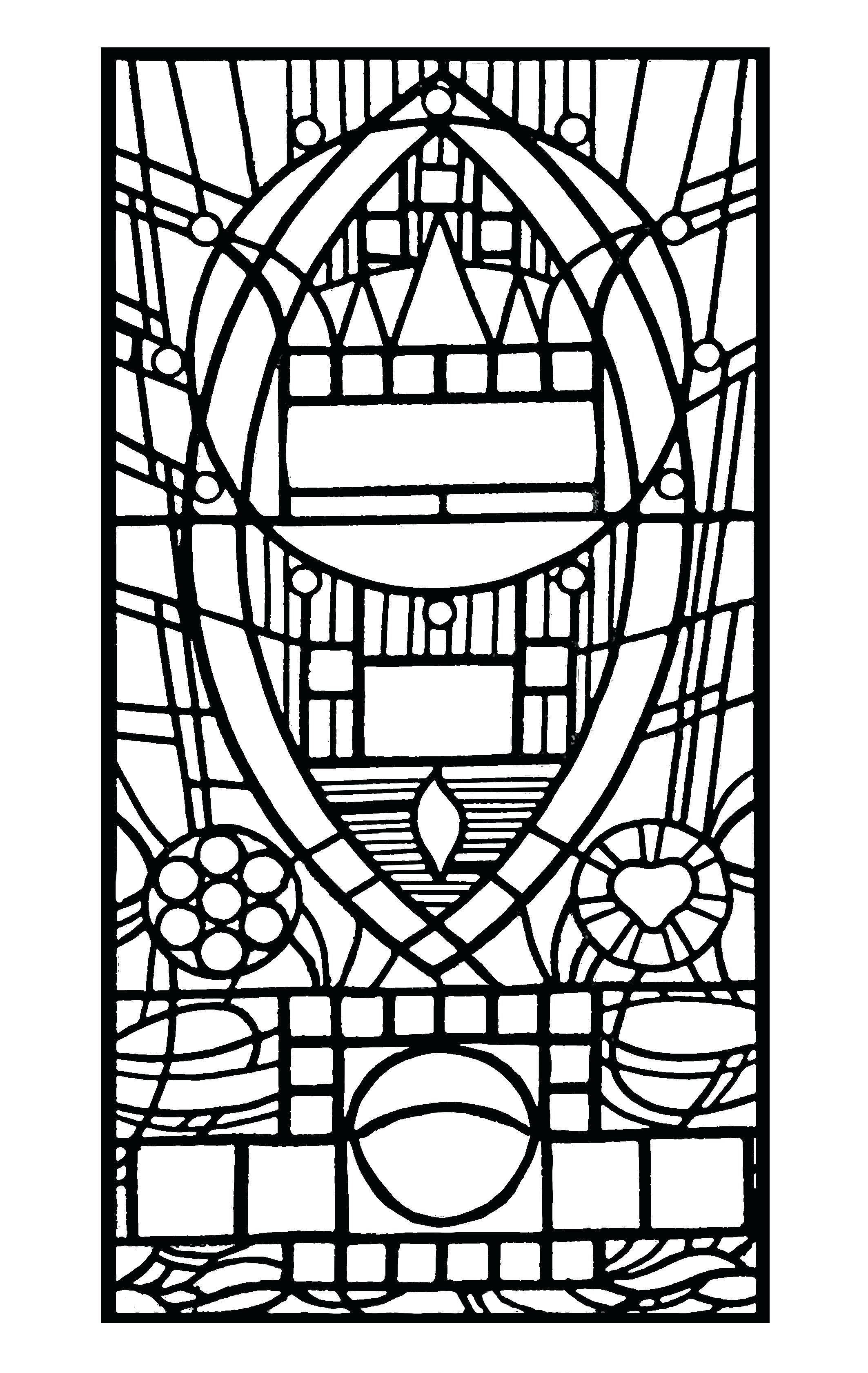 2126x3362 Stained Glass Window Coloring Pages Gallery