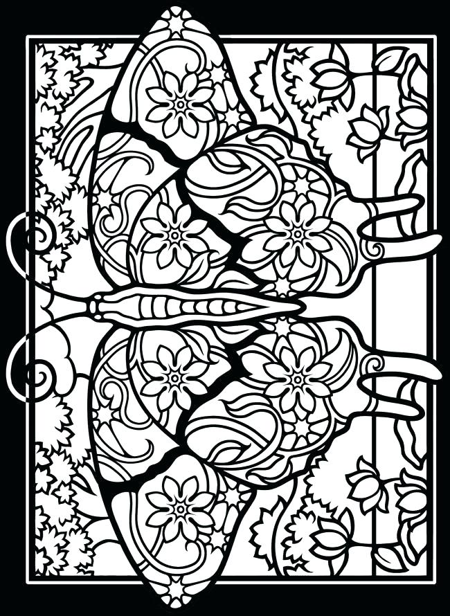 650x890 Stained Glass Window Coloring Pages Stained Glass Coloring Book