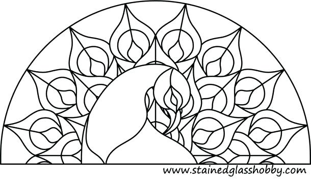 610x354 Coloring Pages Stained Glass Patterns Coloring Pages Trend