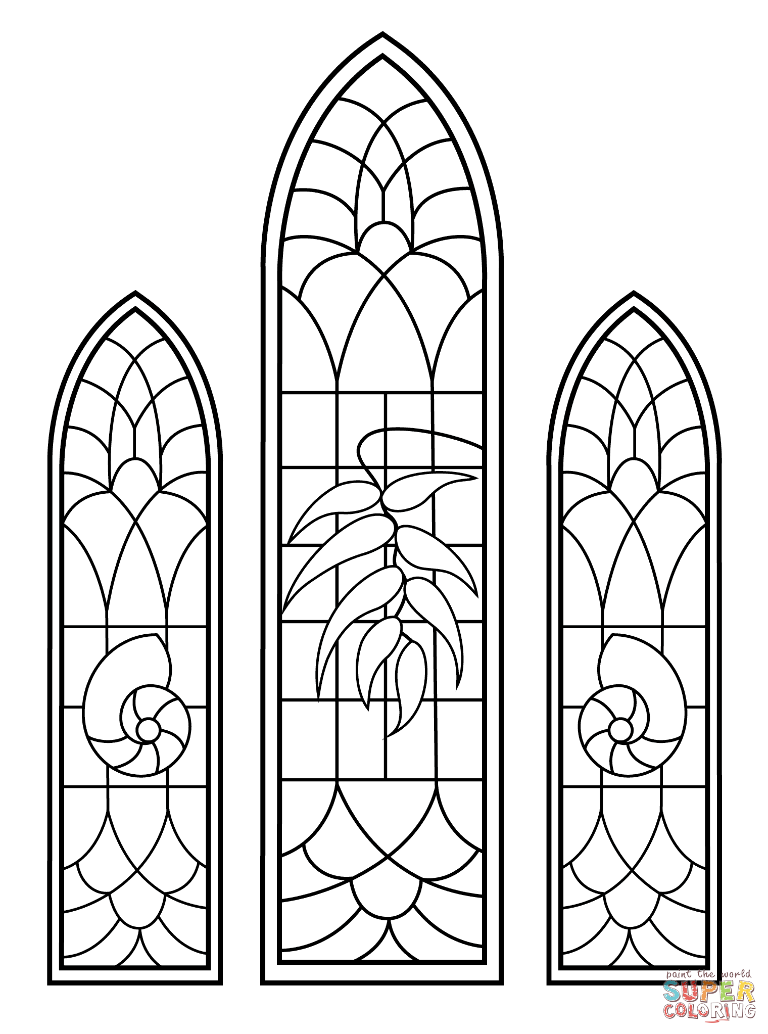 1520x2046 Dazzling Design Stained Glass Coloring Pages Adult Angel Disney