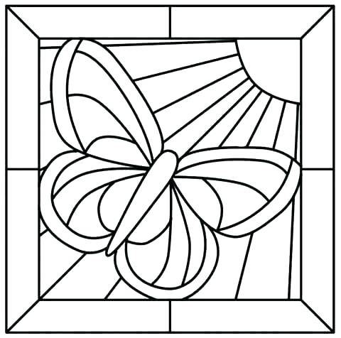 480x476 Famous Stained Glass Designs Coloring Pages Photos
