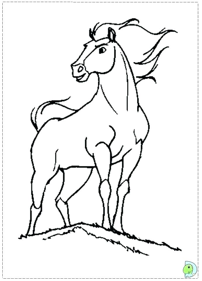 691x960 Great Spirit Stallion Of The Cimarron Coloring Pages