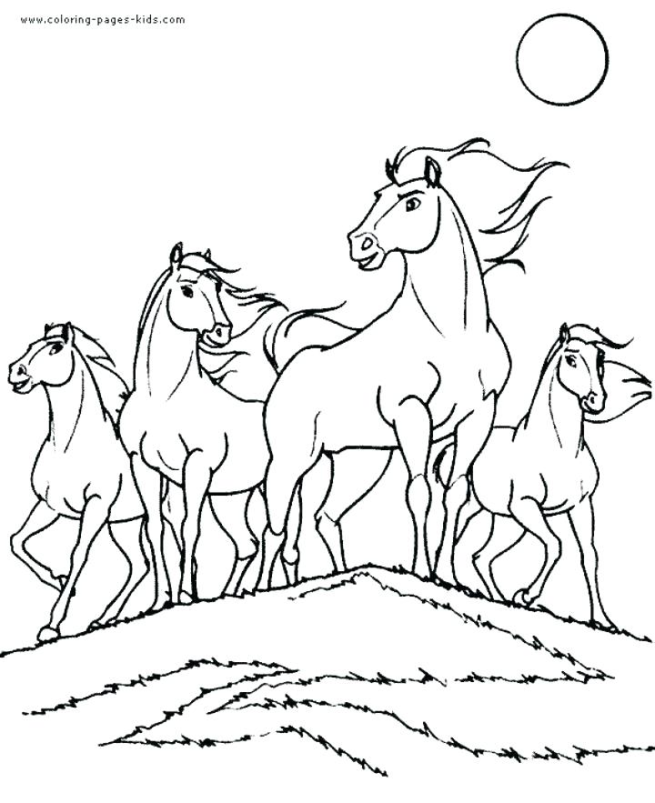 720x883 Stallion Coloring Pages Spirit Horse Coloring Pages Spirit Base