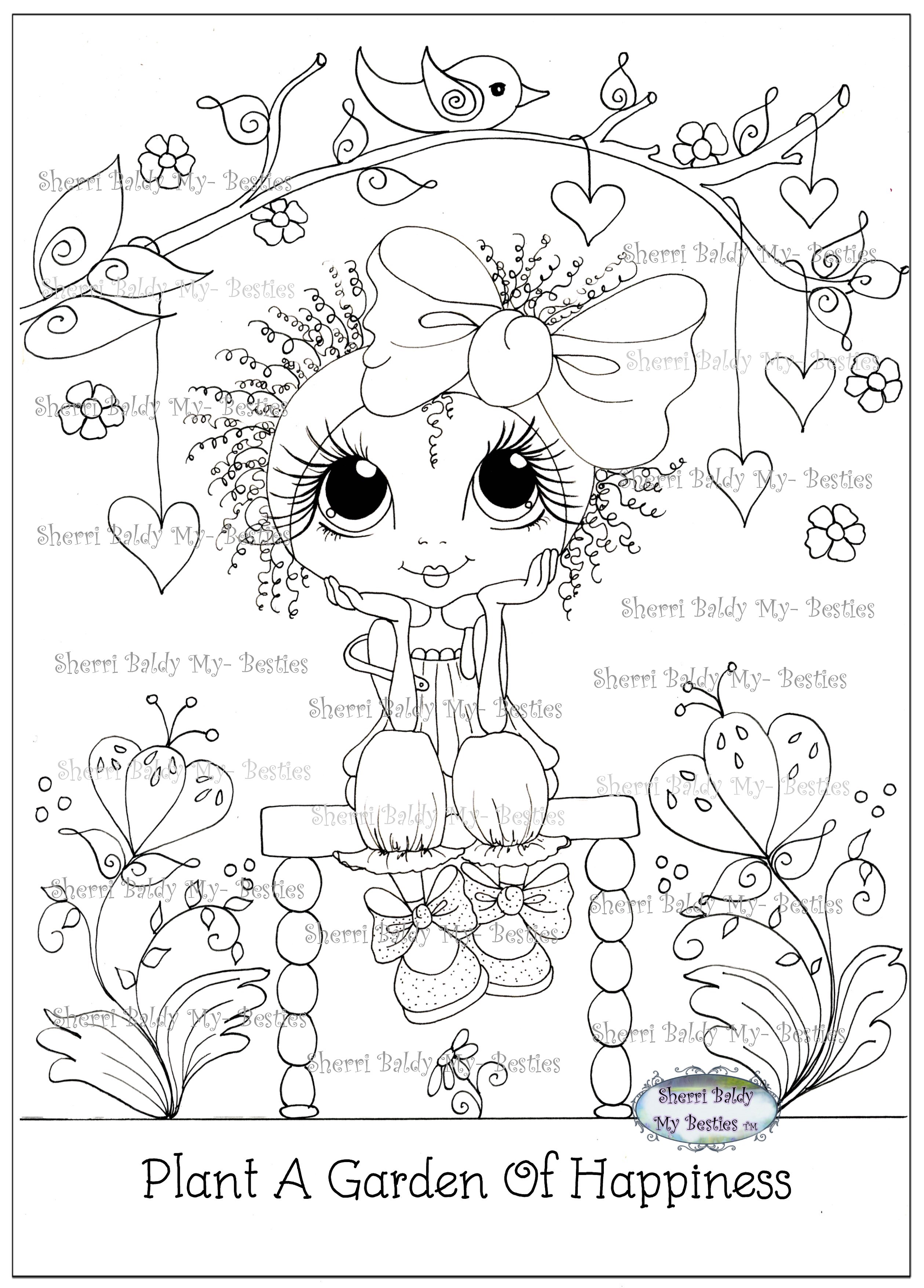 2519x3509 New Besties Of Happiness Tm Instant Dowmload Digital Digi Stamps