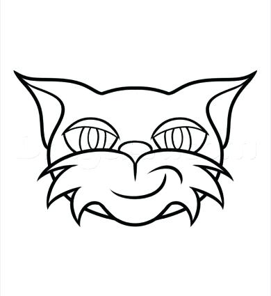390x425 Stampy Coloring Pages Cat