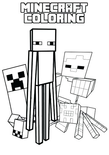 377x534 Stampy Coloring Pages Minecraft Coloring Pages Free Printable