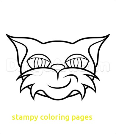 390x450 Stampy Coloring Pages With Stampy Coloring Pages Cat Coloring Page