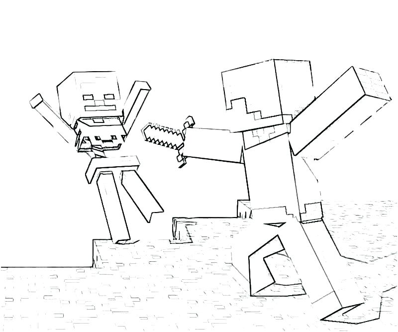 800x667 Stampy Coloring Pages