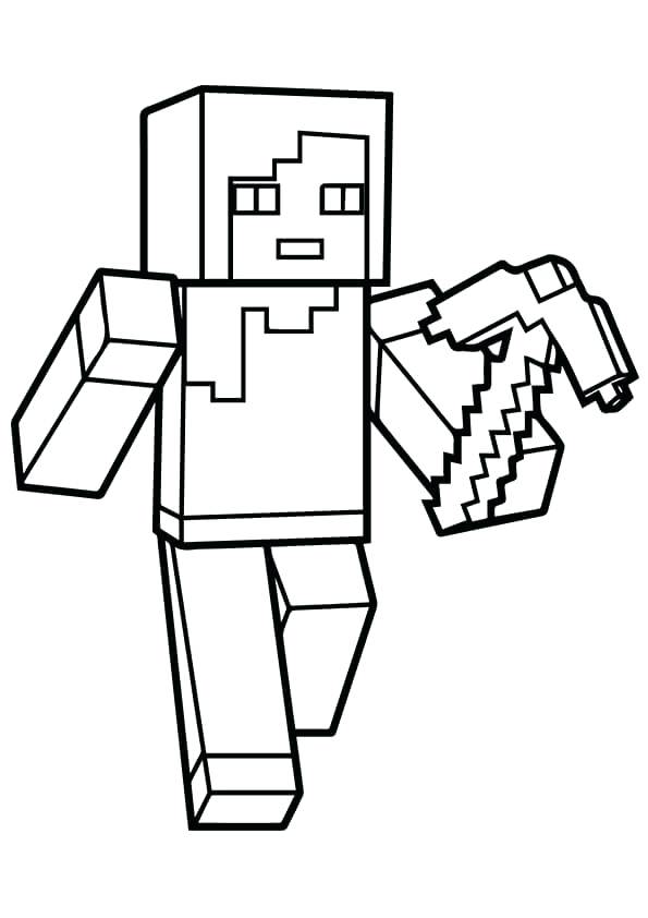 595x842 Minecraft Coloring Pages Coloring Page Minecraft Coloring Pages