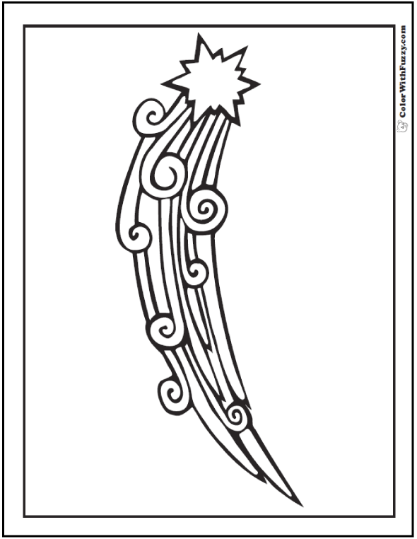 590x762 Star Coloring Pages Customize And Print Pdf