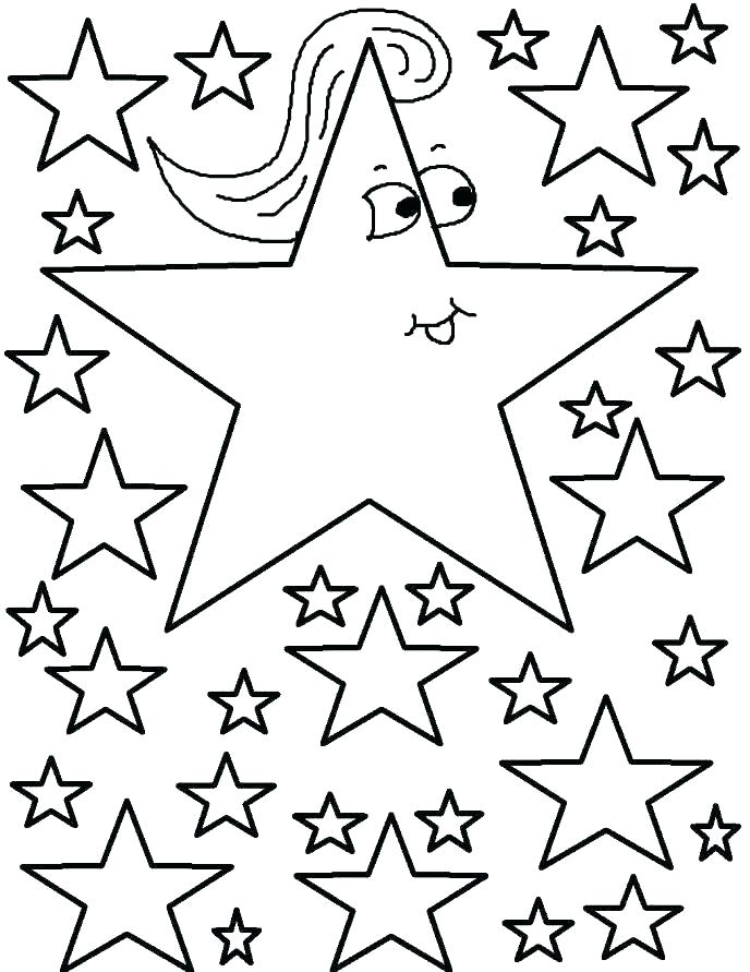 688x891 Star Coloring Pages Printable Star Coloring Pages Printable