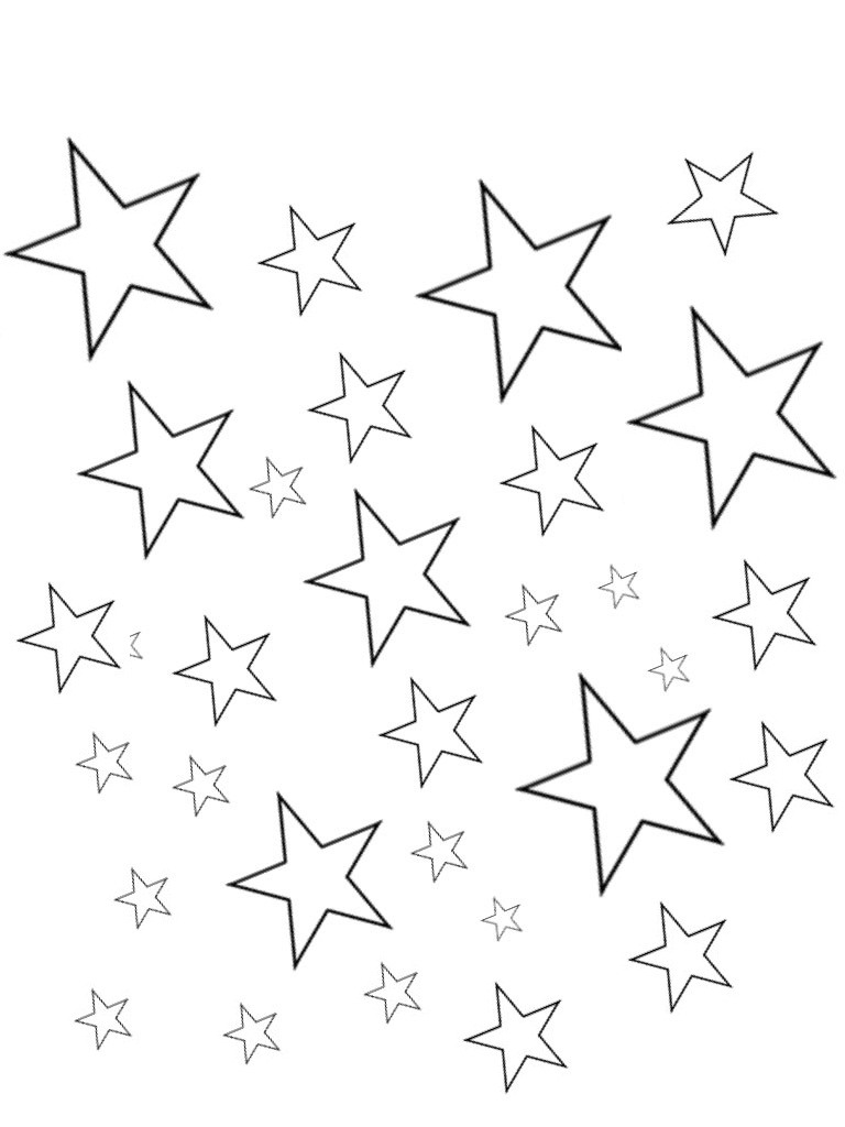 768x1024 Star Color Sheet