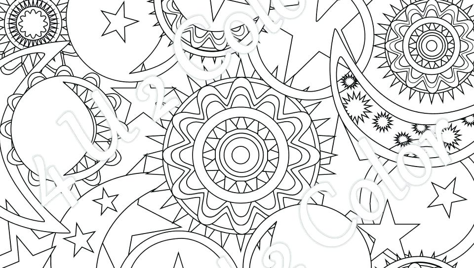 960x544 Sun And Moon Coloring Pages As Well As Egg With Stars And Moon