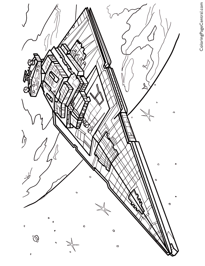 850x1100 Star Wars Star Destroyer Coloring Page Coloring Page Central