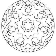 220x220 Star Mandala Coloring Pages