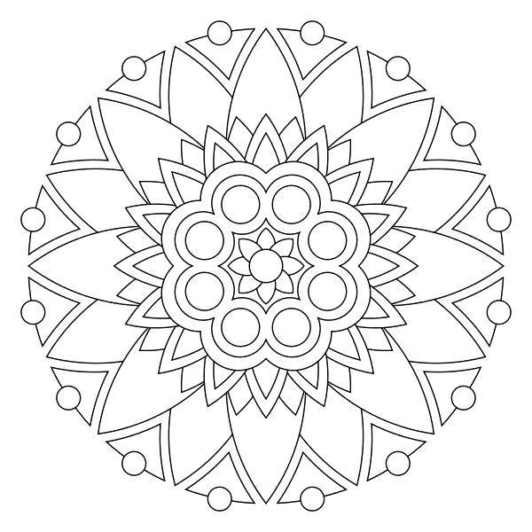600x600 Sun Mandala Coloring Pages Mandala Designs Coloring Pages A Sun