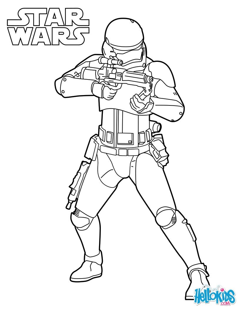 820x1060 Star Wars Stormtrooper Coloring Pages Hellokids Com