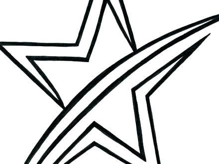 440x330 Coloring Page Of A Star Stars Coloring Page Shooting Stars
