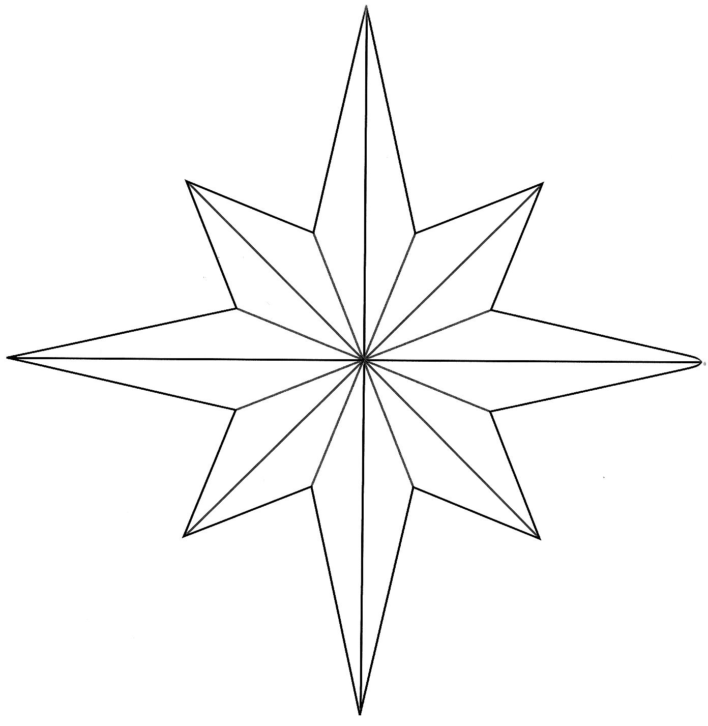 1392x1427 Stars Coloring Pages Inspirational Hopemore Eight Point Star