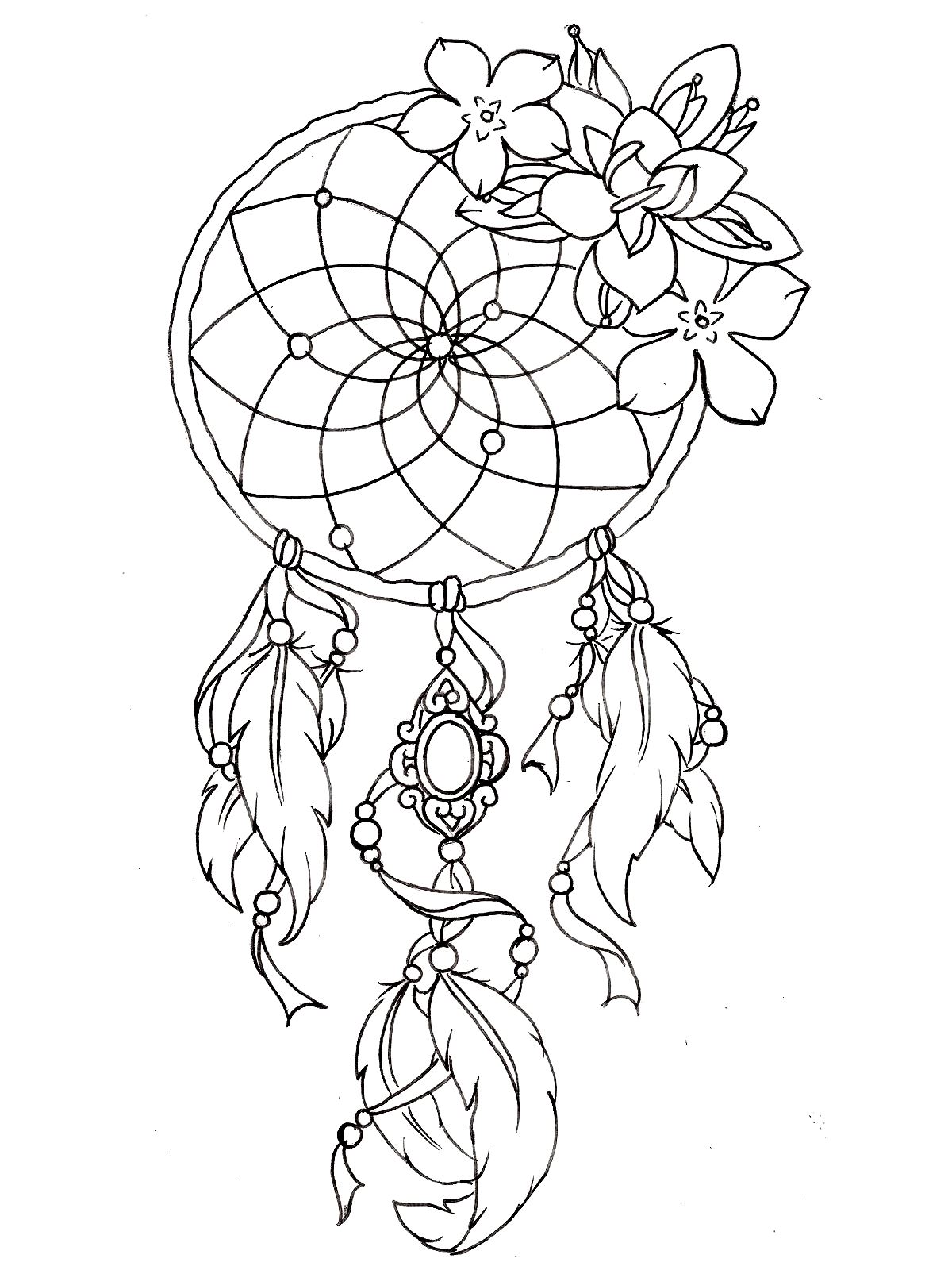 1200x1600 Grand Tattoo Coloring Pages For Girls Coloringstar