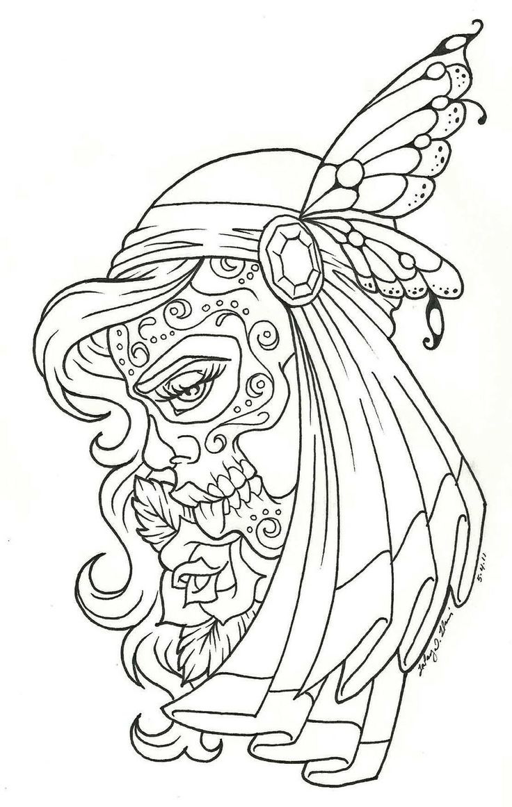 736x1161 Printable Tattoo Coloring Pages For Adults Coloringstar Throughout