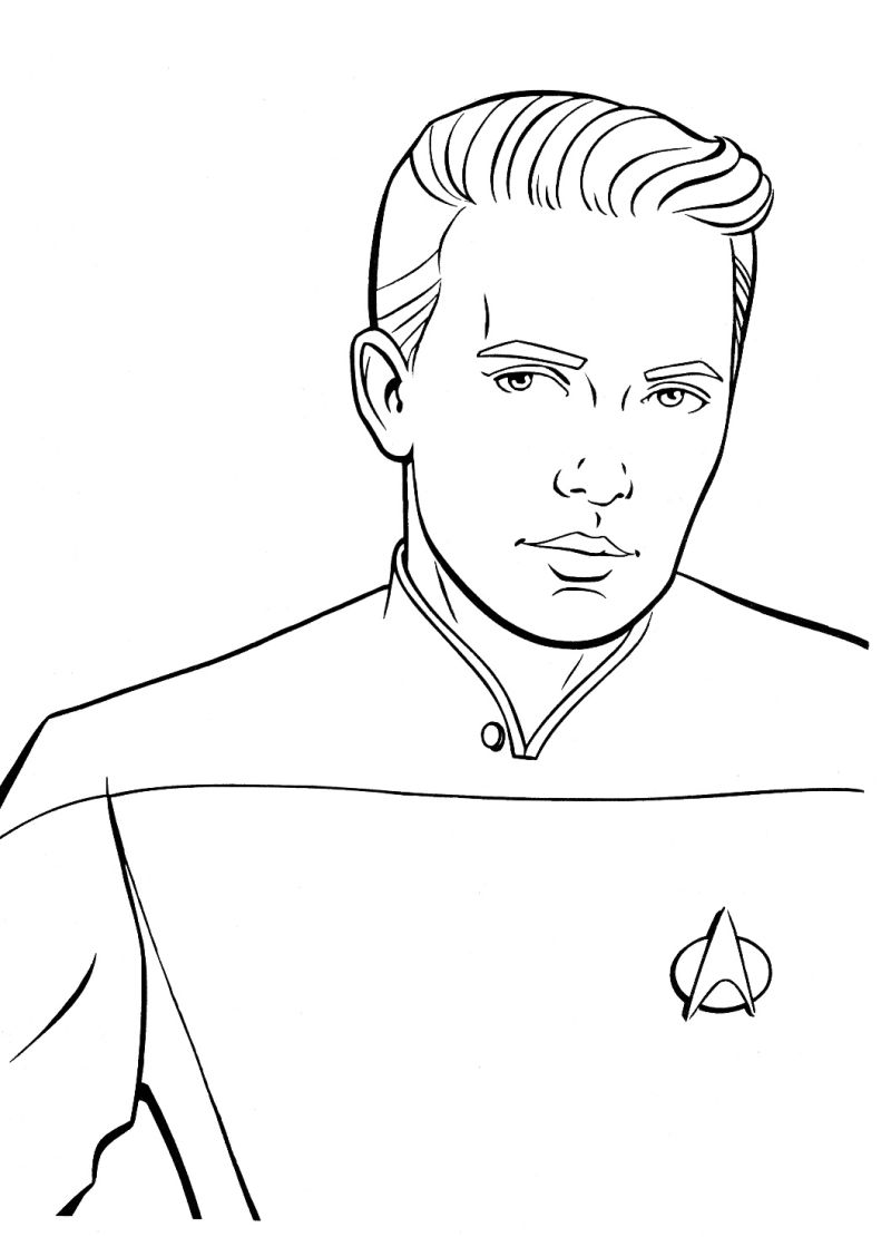 800x1110 Coloring Page Tv Series Star Trek Picgifs Com And Pages