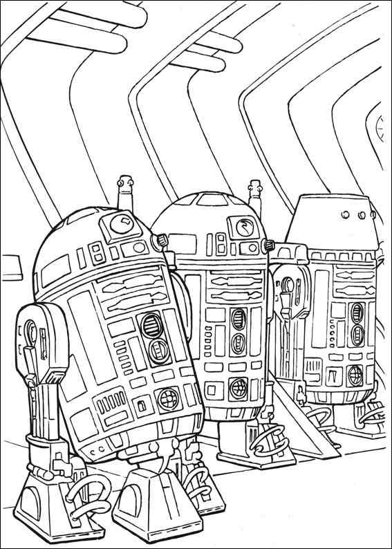 567x794 Star Wars Coloring Page