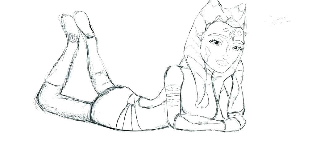 1024x512 Ahsoka Tano Coloring Pages Coloring Pages