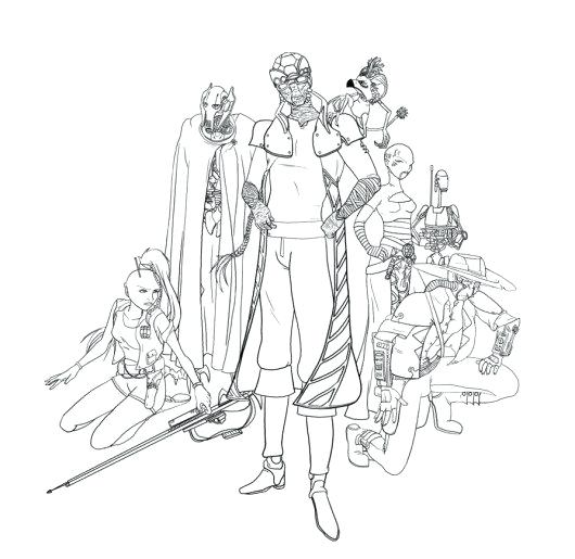 530x515 Anakin Skywalker Coloring Pages The Clone Wars Enemies Star Wars