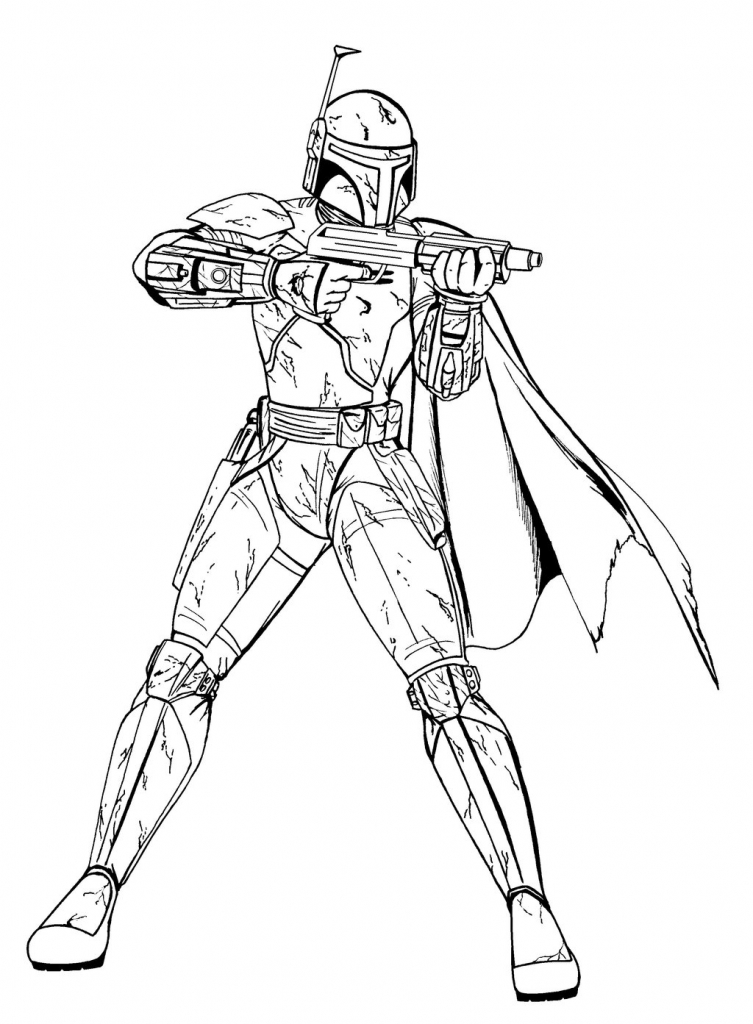 753x1024 Anakin Coloring Pages