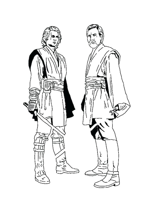 Star Wars Coloring Anakin Coloring Pages