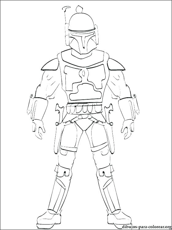 Star Wars Boba Fett Coloring Pages at GetDrawings | Free download