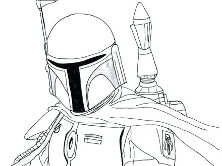 440x330 Boba Fett Coloring Pages Star Wars Coloring Pages Coloring Home