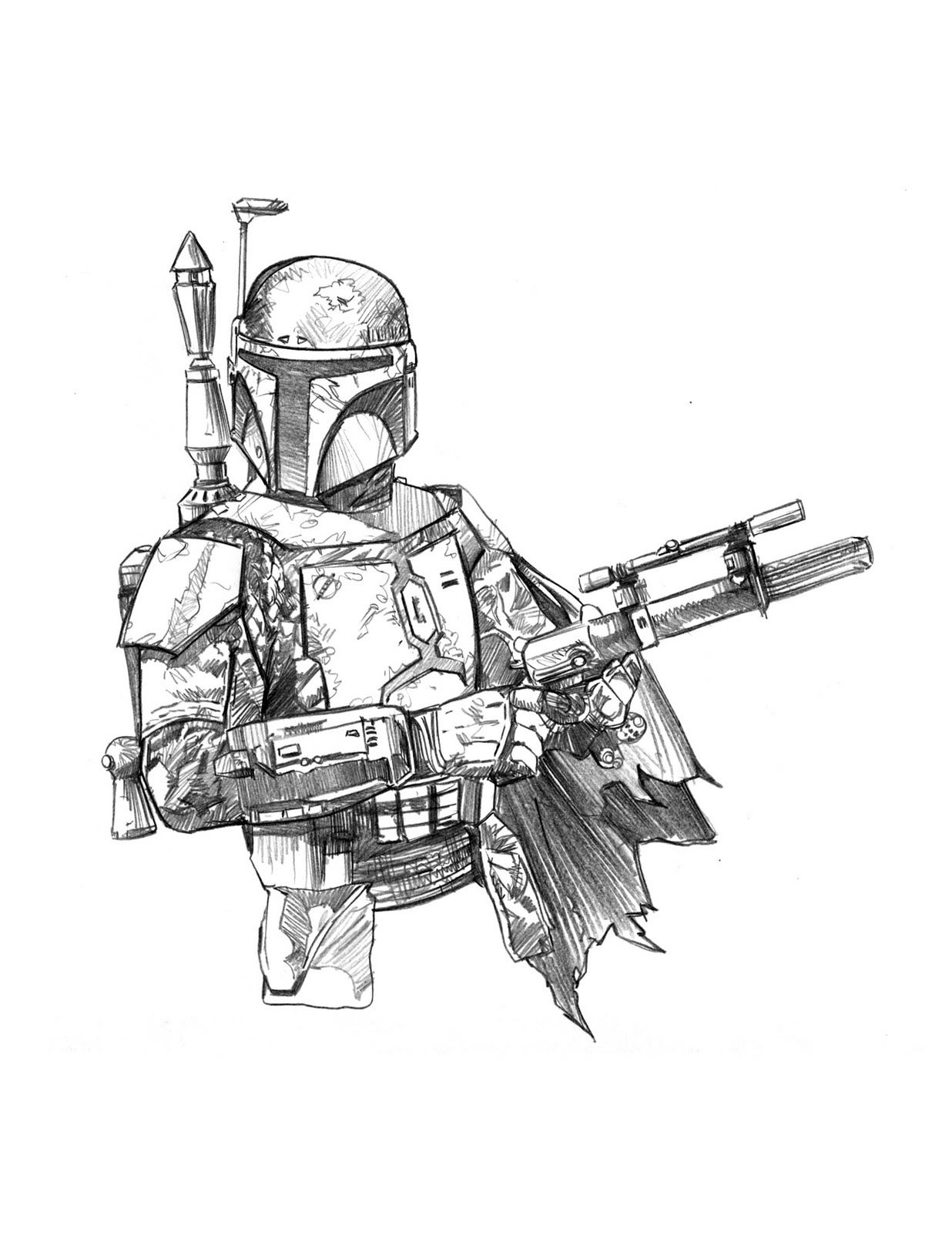 1236x1600 Coloring Pages Star Wars Boba Fett Coloring Page Star Wars