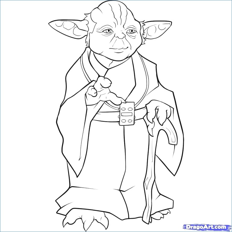 770x770 Star Wars Coloring Pages Ewok